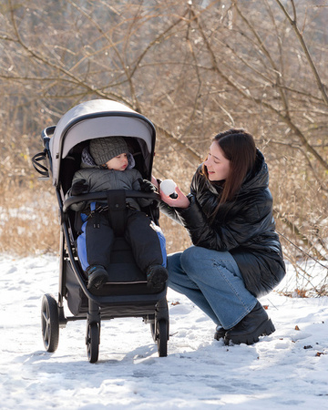 Carrello Bravo Plus 2023 Wózek Spacerowy Mist Grey