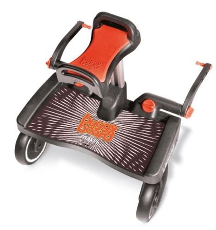 Lascal Zestaw BuggyBoard MAXI+ Dostawka Do Wózka Czarny/Czerwony