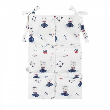 Bonjour Cherie Organizer na Łóżeczko 65x40cm Marynarz