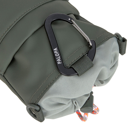 PALOPA Torebka saszetka na butelkę i smakołyki 2w1 Boudi dark olive