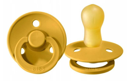 Bibs Smoczek Uspokajający Kauczukowy r. L Mustard