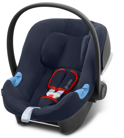 Cybex Aton B I-Size Fotelilk Samochodowy 0-13 kg Bay Blue + Cybex Baza M