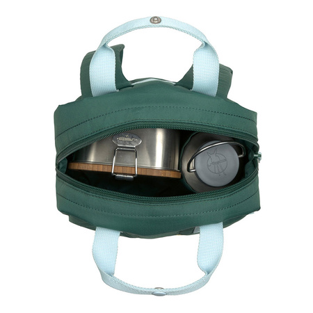 Lassig Plecak mini kwadratowy Little Gang Lemon dark green