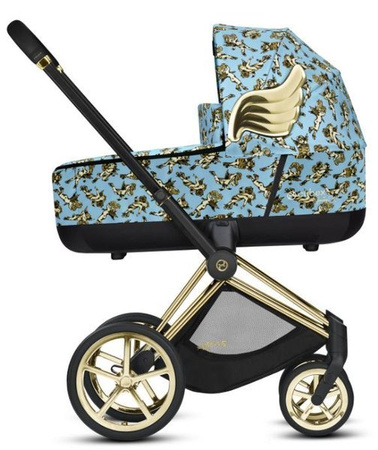 Cybex Mios 2.0 Wózek-Głęboko Spacerowy Wings Jeremy Scott Cherub Blue by Jeremy Scott