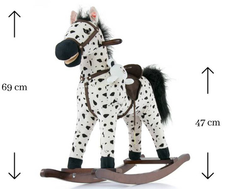 Milly Mally Koń Na Biegunach Mustang Black Dot