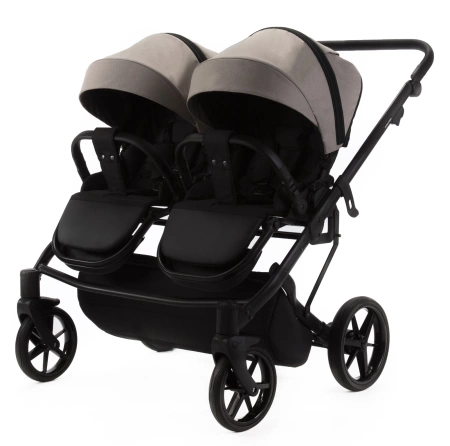 Adamex Leo Wózek Głęboko-Spacerowy Bliźniaczy TK-72 Beżowy