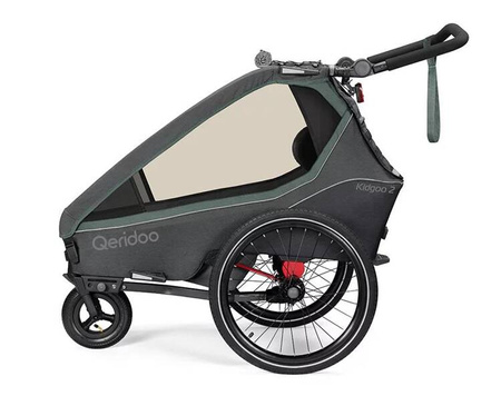 Qeridoo Kidgoo2 Przyczepka Rowerowa Ivy Green