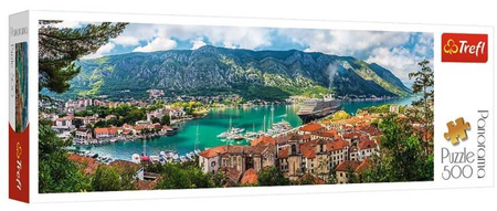Trefl Puzzle Kotor Czarnogóra Panorama Puzzle 500 Elementów