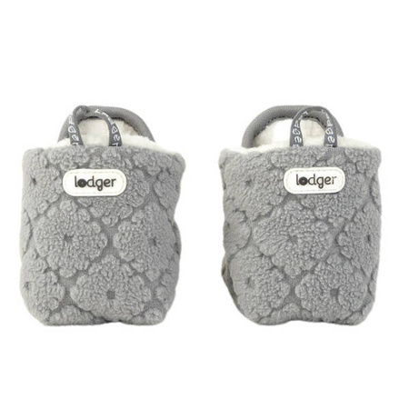 Lodger Fleece Polarowe Buciki Kapcie 3-6 msc Szare Drizzle