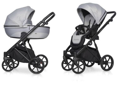 Riko Nano Pro Wózek Głęboko-Spacerowy 2w1 Grey Fox
