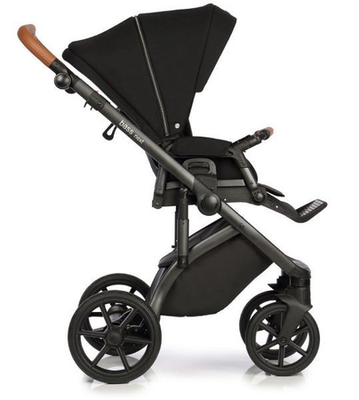 Roan Bass Next Wózek Głęboko-Spacerowy 2w1 Black