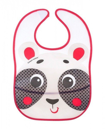 Canpol Babies Śliniak Zmywalny Z Kieszenią Hello Little 9/232 Beżowy