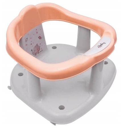 Maltex Minimal Krzesełko Do Kąpieli Słonik Brzoskwiniowy Róż