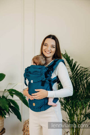 LennyLamb LennyUpGrade Nosidełko Regulowane Splot Tessara 100% Bawełna Basic Line Tanzanit