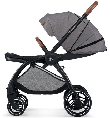 Kinderkraft Evolution Wózek Spacerowy + Cocoon Platinum Grey