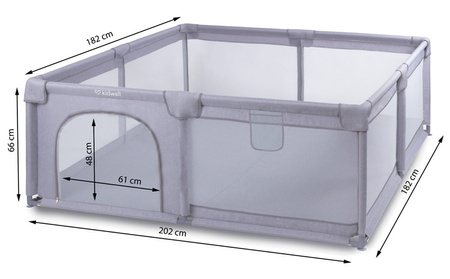 Kidwell Fanko Kojec 180x200 Gray