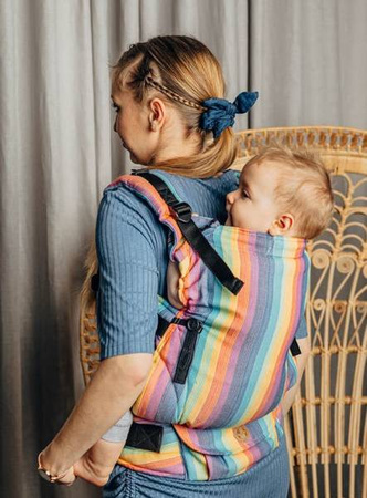 LennyLamb Nosidło LennyUpGrade z Tkaniny Skośno-Krzyżowej 100% Bawełna Luna Rozmiar Standard