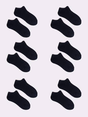 Yoclub! Stopki Krótkie Czarne 35-38 EUR 6Pak