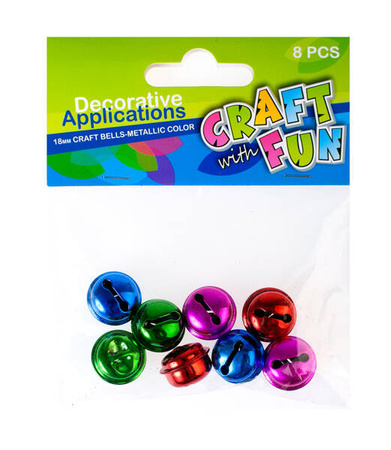 Craft With Fun Ozdoba dekoracyjna Dzwoneczki 8szt