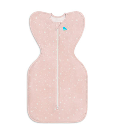 Love To Dream Swaddle Up Otulacz - rozmiar M - różowy, kosmos - ETAP1 - 1 TOG Original