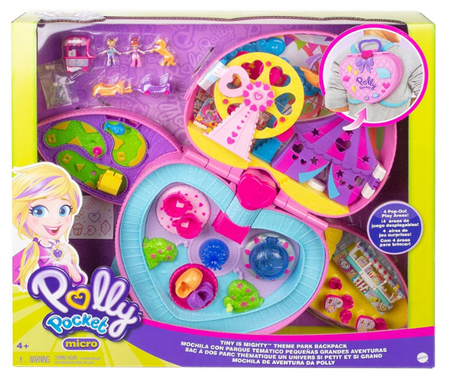 Polly Pocket Rozkładany Plecak Park Rozrywki GKL60