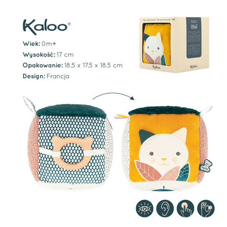 Kaloo Miękka kostka sensoryczna Stimuli