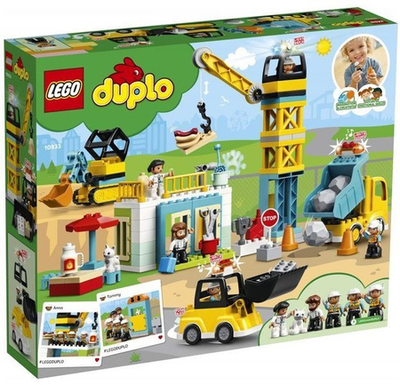 Lego Duplo 10933 Żuraw wieżowy i budowa
