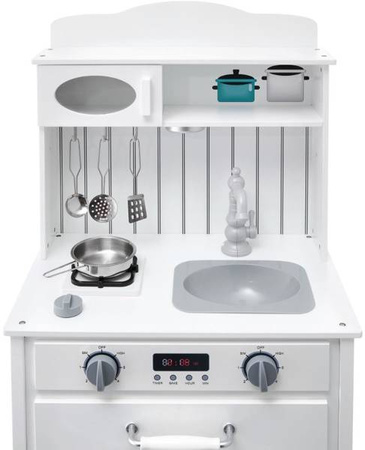 HyperMotion Drewniana Kuchnia Dla Dzieci + Akcesoria