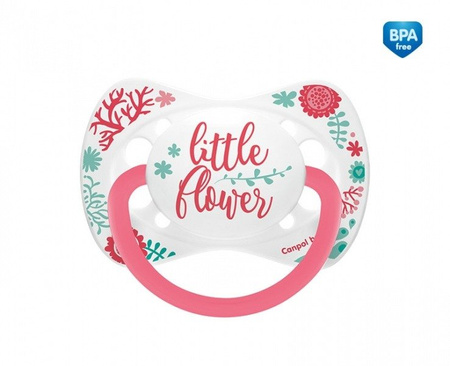 Canpol Babies Smoczek Uspokajający Silikonowy Anatomiczny WILD 0-6m KORALOWY