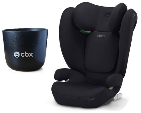 Cybex Solution B I-Fix Fotelik Samochodowy 15 - 50 kg Volcano Black+ Cybex Uchwyt na Kubek Black