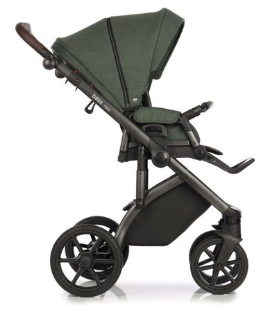 Roan Bass Next Wózek Głęboko-Spacerowy 2w1 Night Green
