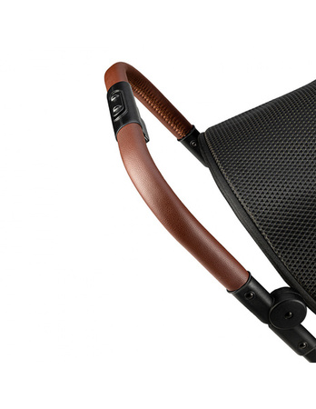 MoMi Adelle Wózek Spacerowy Czarno-Złoty