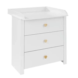 ATB Little Heart Komoda z Przewijakiem