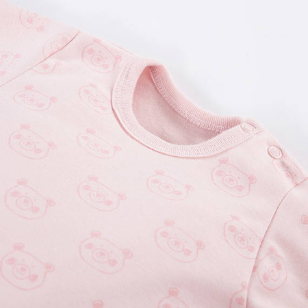 Eevi Body Big Bear Długie Druk Róż 74cm