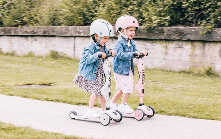 Scootandride Highwaykick 1 2w1 Jeździk i Hulajnoga 1-5 lat + Kask XXS-S Dla Dzieci 1-5 Lat Ash
