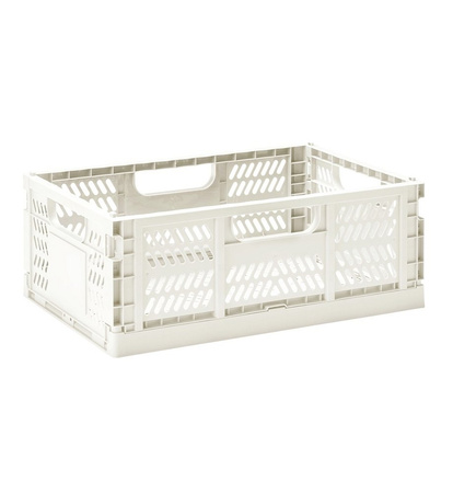 3 Sprouts Duża Składana Skrzynka Na Zabawki Cream