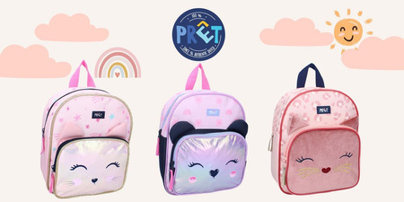 Pret Plecak dla dzieci Kotek Giggle pastel pink