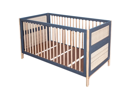 Theo Bebe Oceania Wielofunkcyjne Łóżeczko Ratanowe 70x140cm Silex