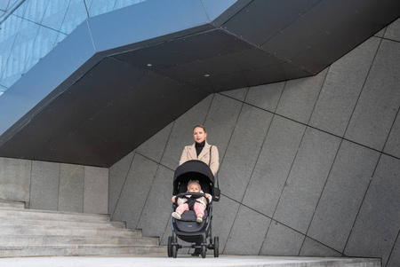 Espiro Wave 2023 Wózek Spacerowy 217 Anthracite Stone