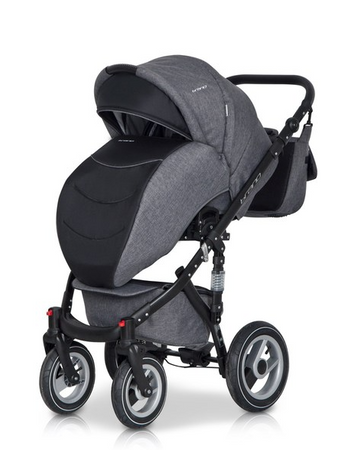 Riko Brano Wózek Głęboko-Spacerowy 2w1 Carbon