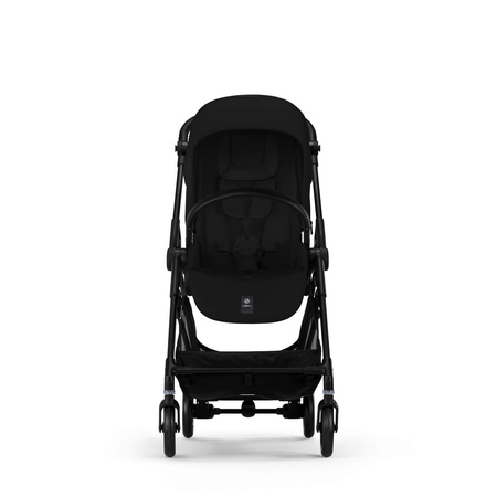 Cybex Melio Carbon Wózek Głęboko-Spacerowy Magic Black + Cybex Cloud G I - Size Fotelik Samochodowy Magic Black 0-13kg