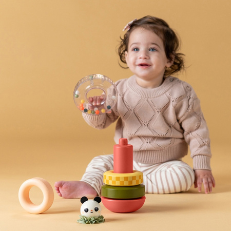 Taf Toys Wieża Sensoryczna – Panda do Układania