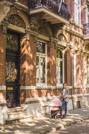 Greentom Wózek Carrycot Black-Blossom