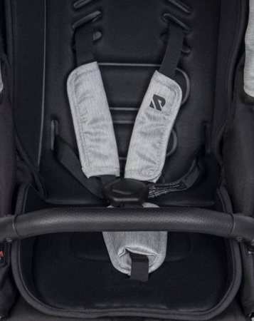 Riko Nuno Pro Wózek Głęboko-Spacerowy 2w1 z Miękką Gondolą Grey Fox