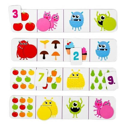 Kapitan Nauka Potwory Głodomory Gra Na Liczenie 3-6 Lat