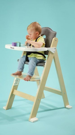 Lionelo Floris Krzesełko Do Karmienia Beżowe || Natural White