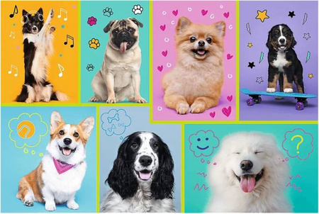 Trefl W Świecie Piesków Puzzle 100 Elementów