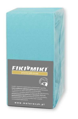 Fiki Miki Jersey Prześcieradło 90/40 Mięta