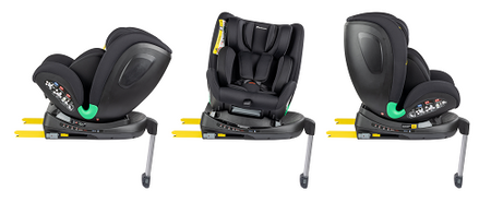 Bebe Confort Evolve Fix + I-Size Fotelik Samochodowy 0-36kg Black Mist