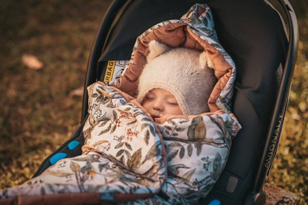 Makaszka Kocyk Do Fotelika Sage Green